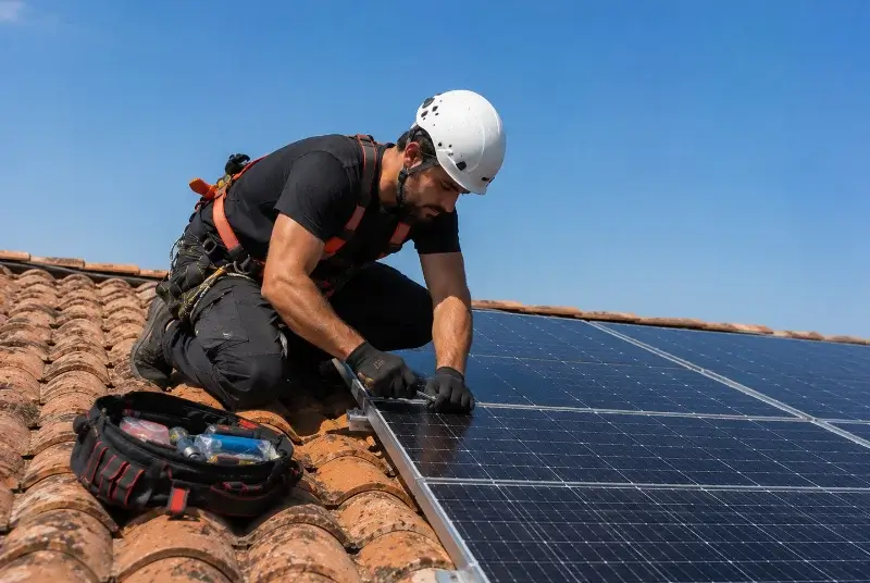 Maintenance et monitoring de panneaux solaires à Poligné