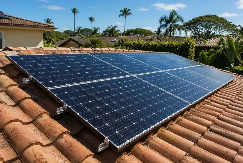 Installation de panneaux solaires à Poligné